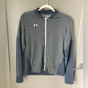 Under Armour Gray Performance ColdGear Long-Sleeve Pullover